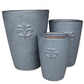 Parisi Planter Set/3 Black-abc