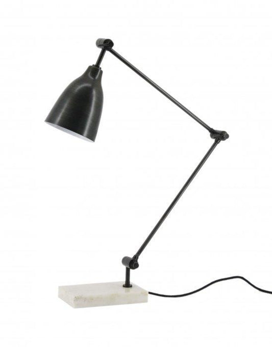 Essex Table Lamp in Antique Zinc-abc