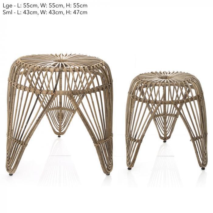 Side Table Grey Set/2-abc