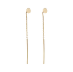 DISC THREADER EARRINGS-abc