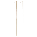 DOUBLE STICK CHAINED EARRINGS-abc