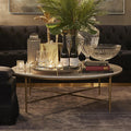 Heston Coffee Table - Brass-abc