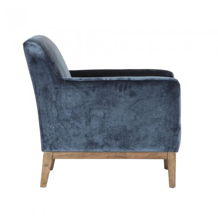 Logan Armchair Grey Velvet-abc