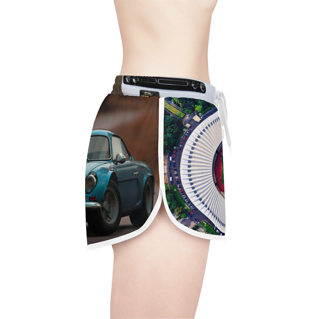 Women's Relaxed Shorts (AOP)-abc