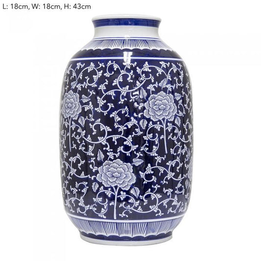 Zaffre Giant Vase 31x31x50cm-abc