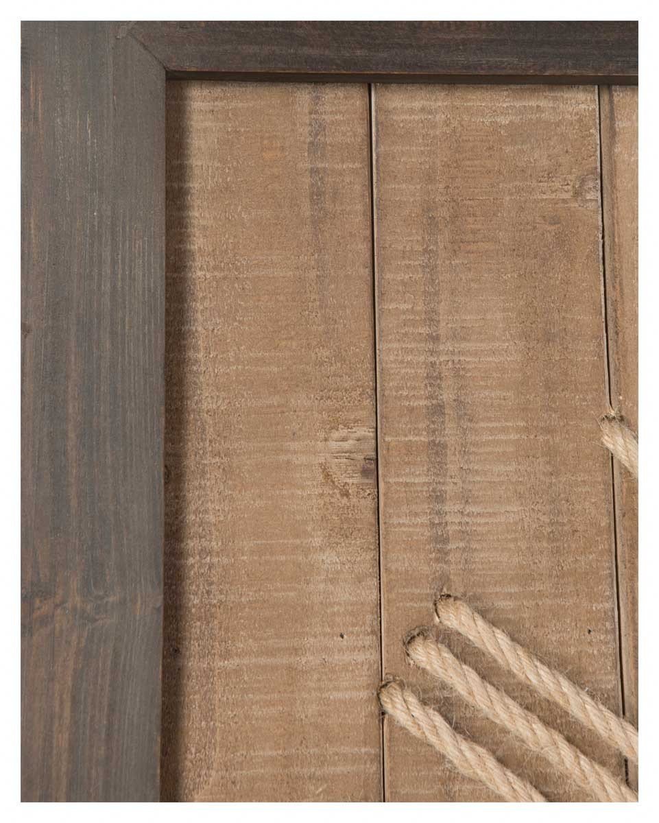 Square Panel Fir Wood Roman Numeral 75cm Clock-abc