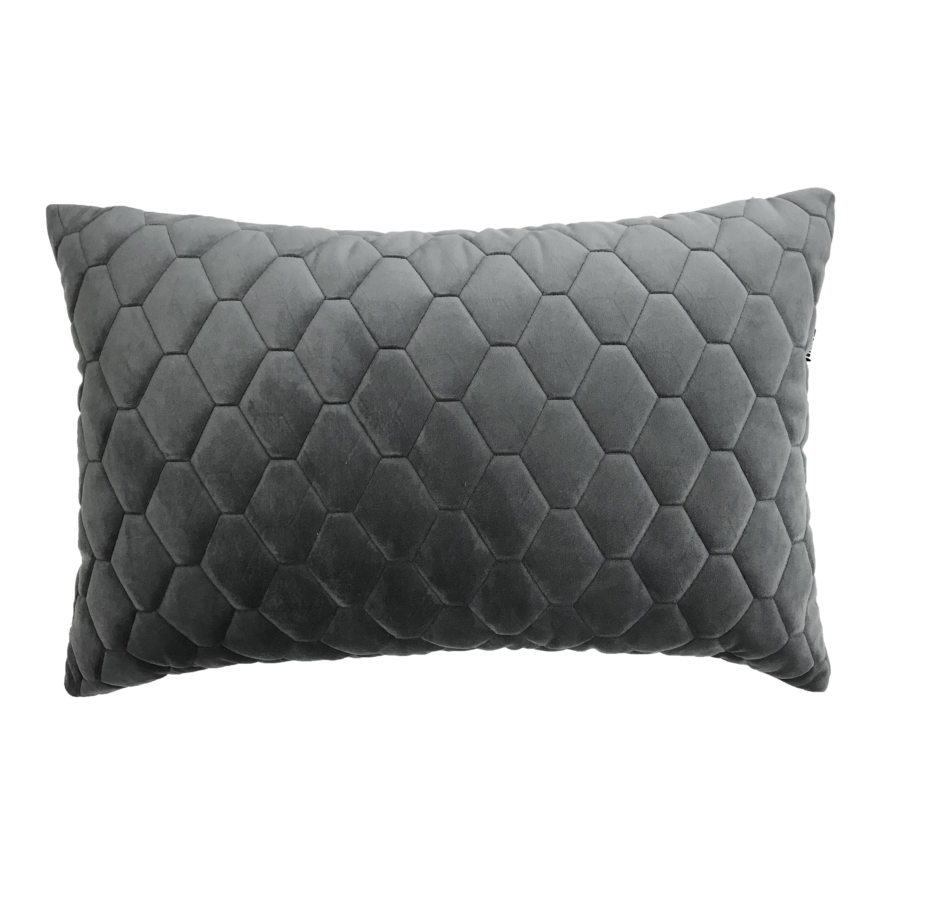 Ettra Pillow Charcoal Grey-abc