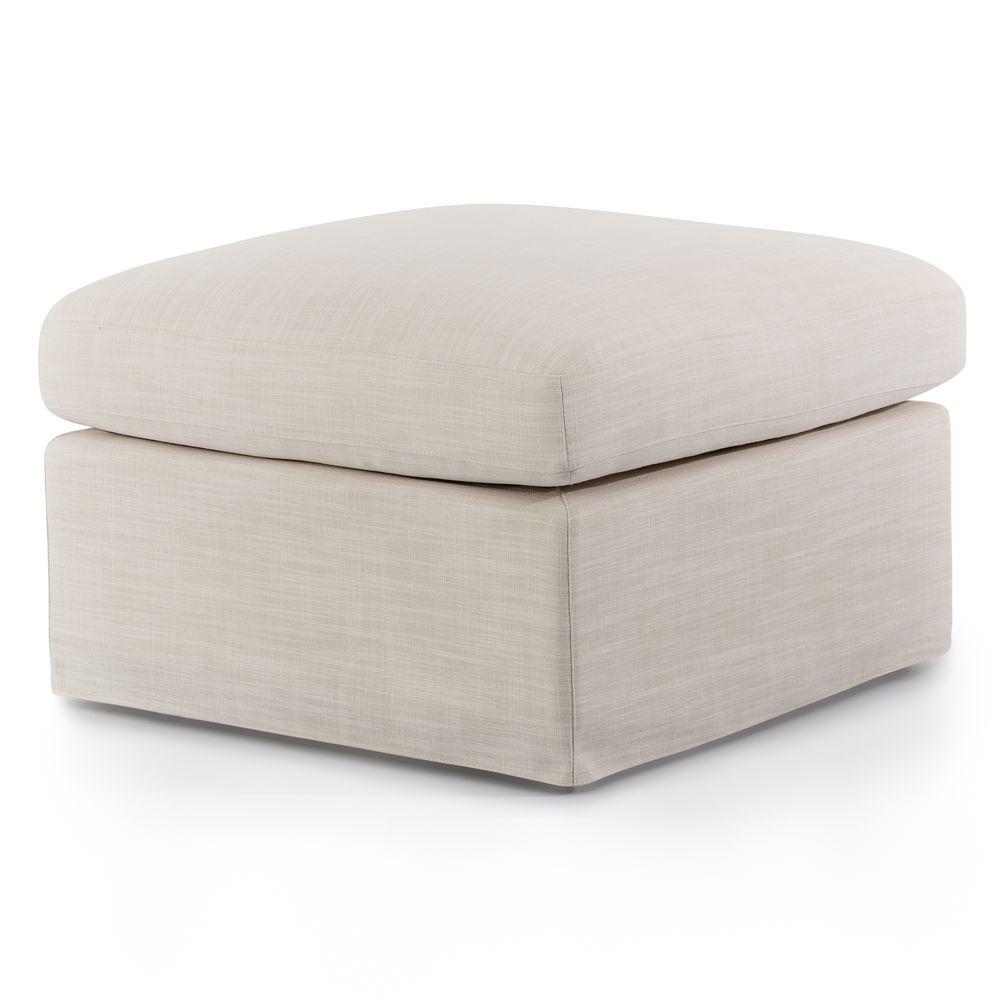 Birkshire Ottoman - Off White-abc