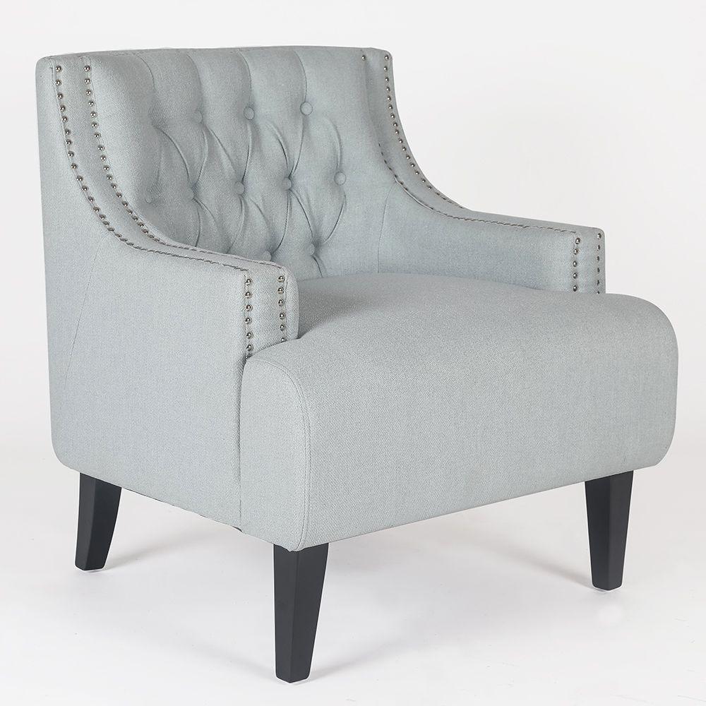 Skyler Arm Chair - Ice Blue-abc