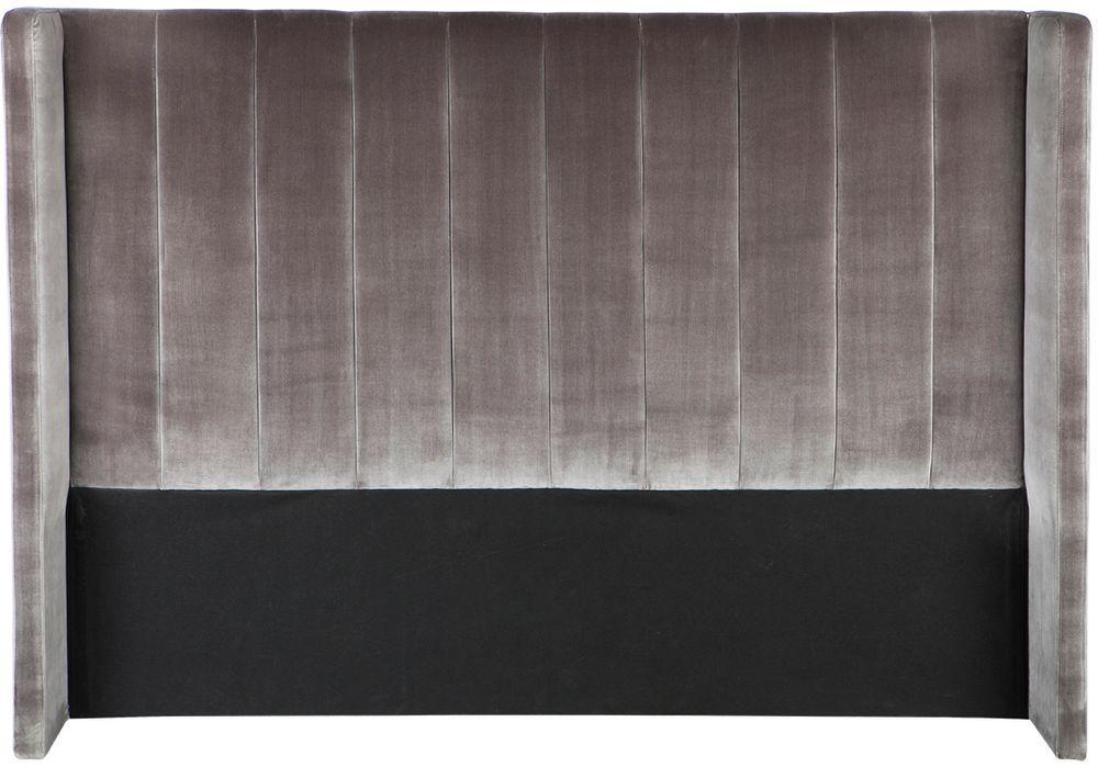 Central Park Headboard - King Charcoal-abc