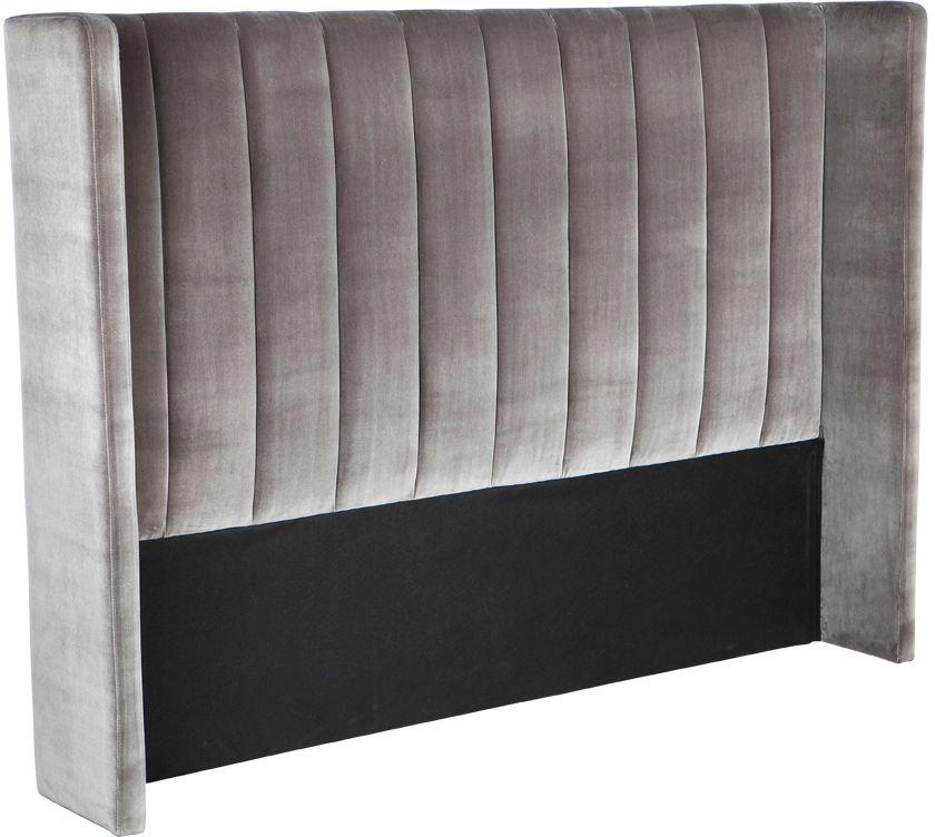 Central Park Headboard - King Charcoal-abc