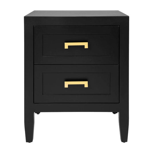Soloman Bedside Table - Black-abc