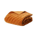 RANIA Velvet Throw Terracotta-abc
