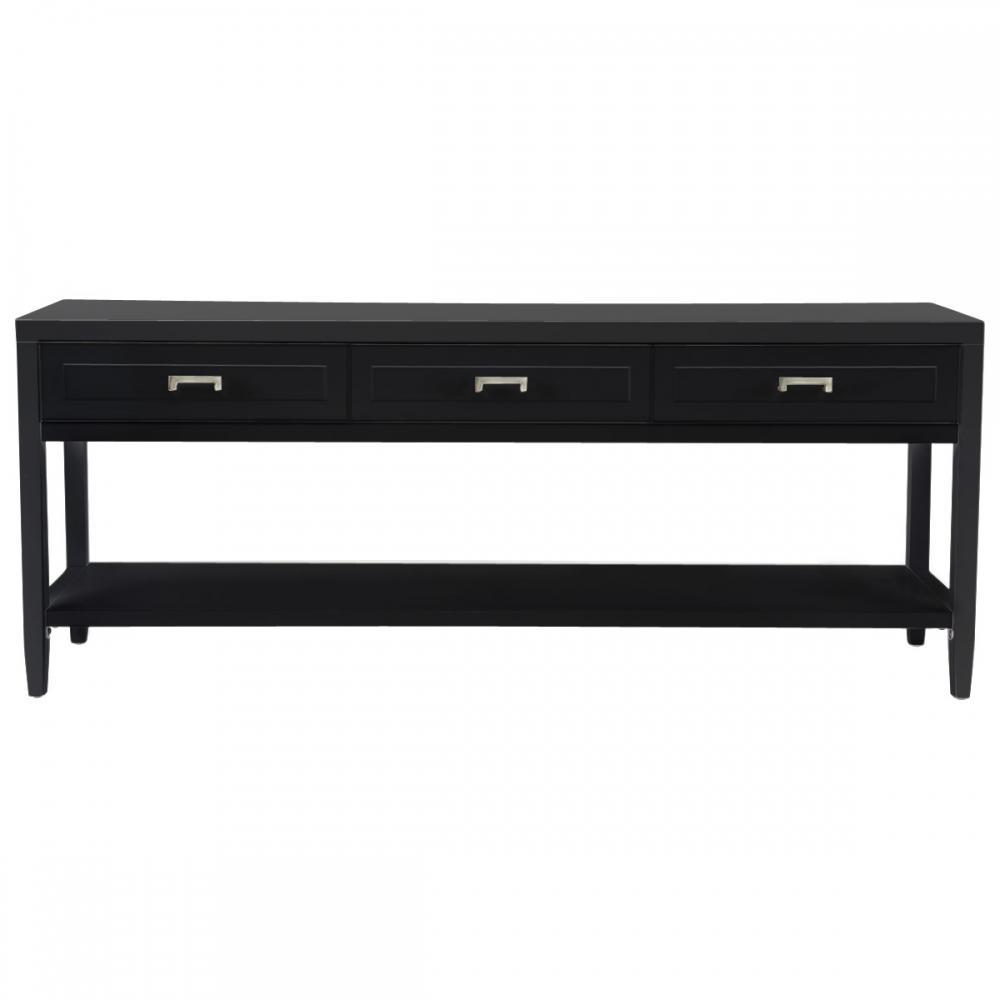 Soloman Console Table - Black-abc