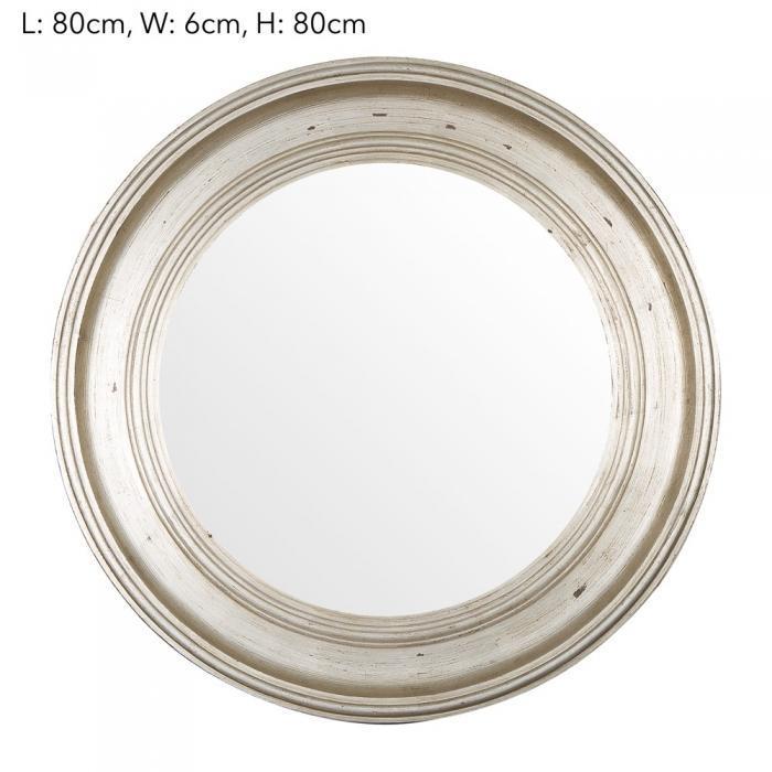 Chelsea Silver Mirror 80x80-abc