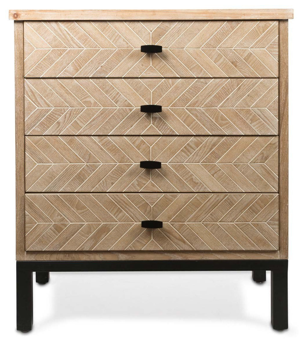 Kensington Wood and Metal 4 Draw unit-abc