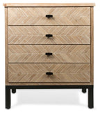 Kensington Wood and Metal 4 Draw unit-abc