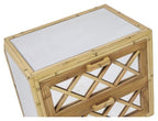 Cayman Bamboo 2 Drawer Cabinet - Natural-abc