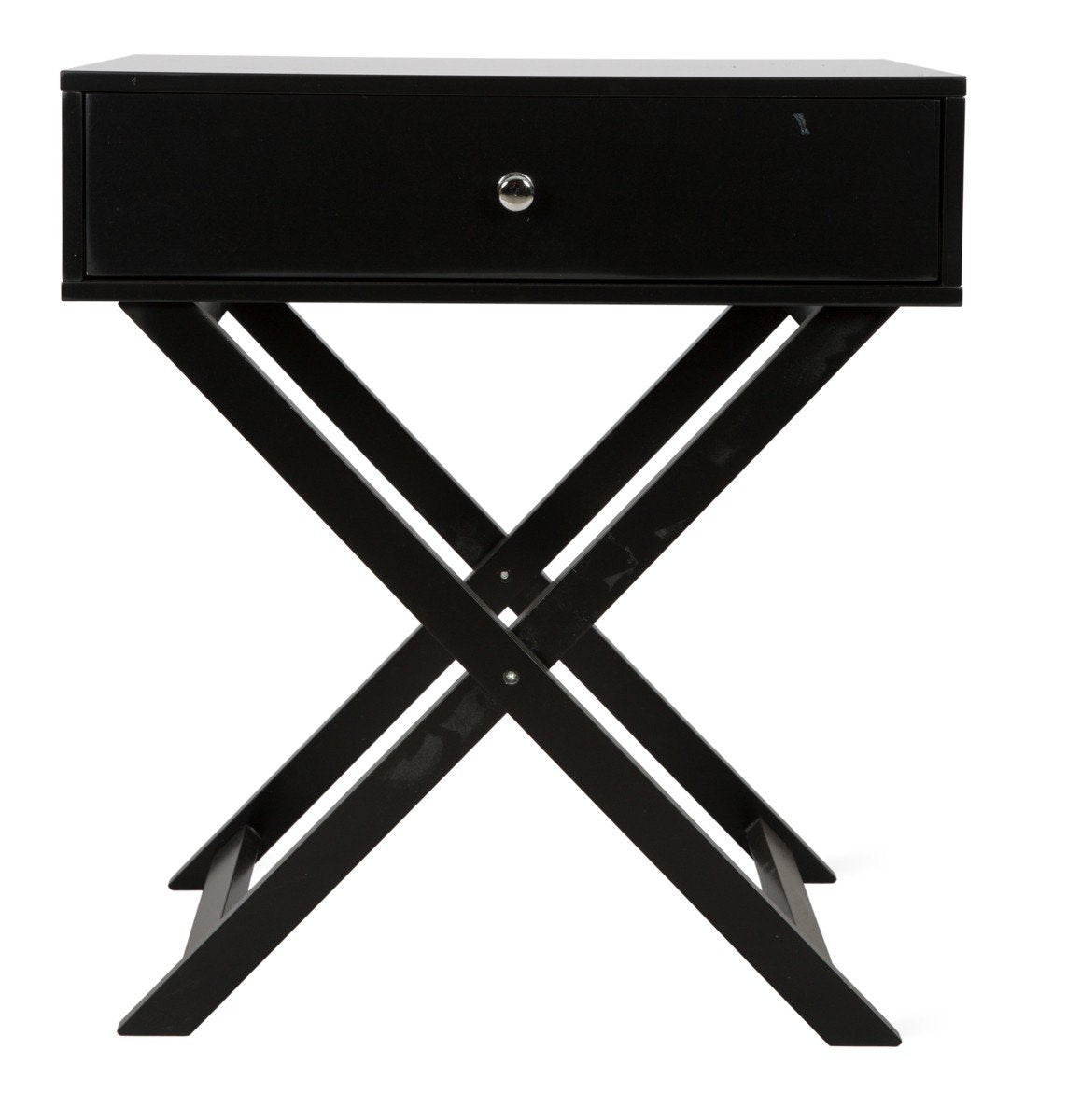 Wooden Side Table with Drawer-abc