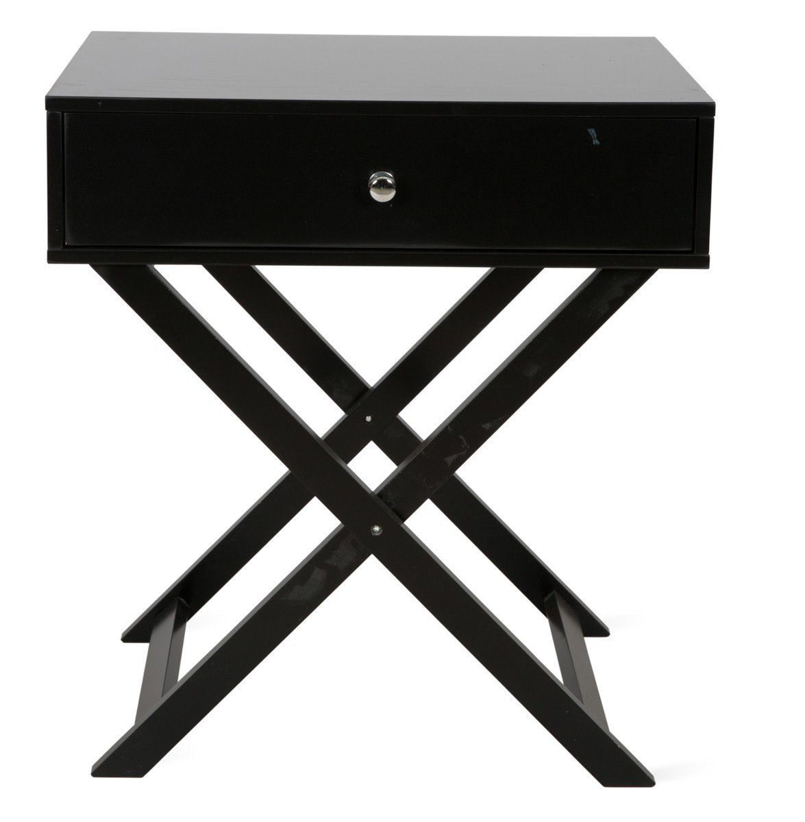 Wooden Side Table with Drawer-abc