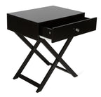 Wooden Side Table with Drawer-abc