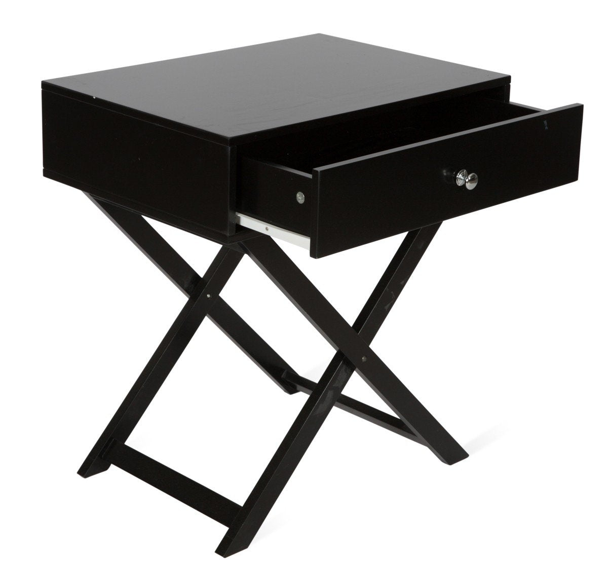 Wooden Side Table with Drawer-abc