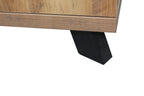 Atlanta Wood/Concrete Look Entertainment Unit - Natural-abc