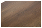 Atlanta Wood Look Executive Desk with Metal Legs - Natural-abc
