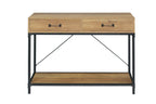 Soho Console Table with Metal Legs - Natural-abc