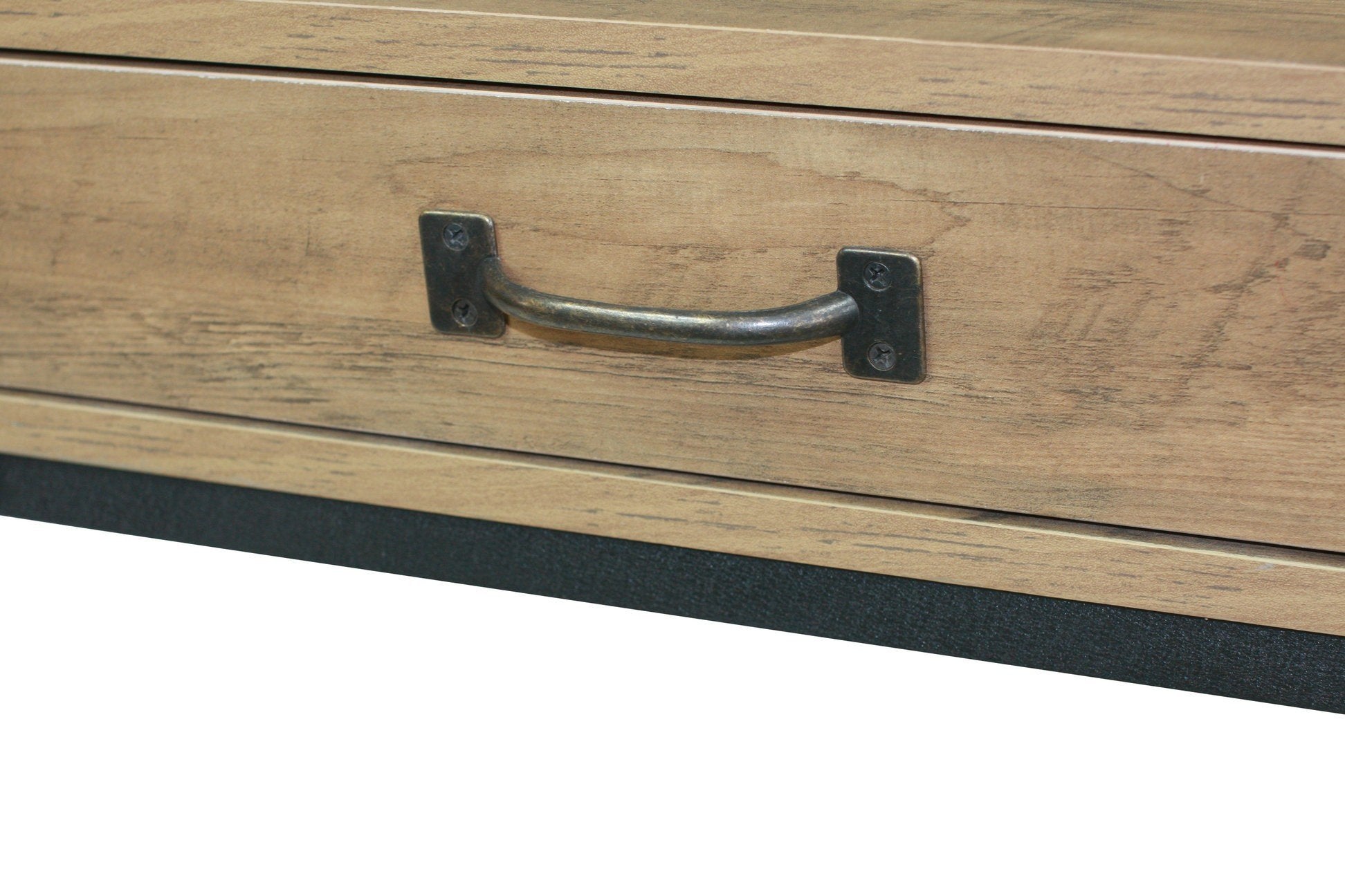 Soho Console Table with Metal Legs - Natural-abc