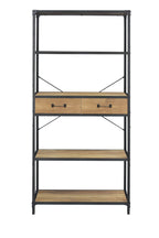 Soho Two Drawer Shelving Unit - Natural-abc