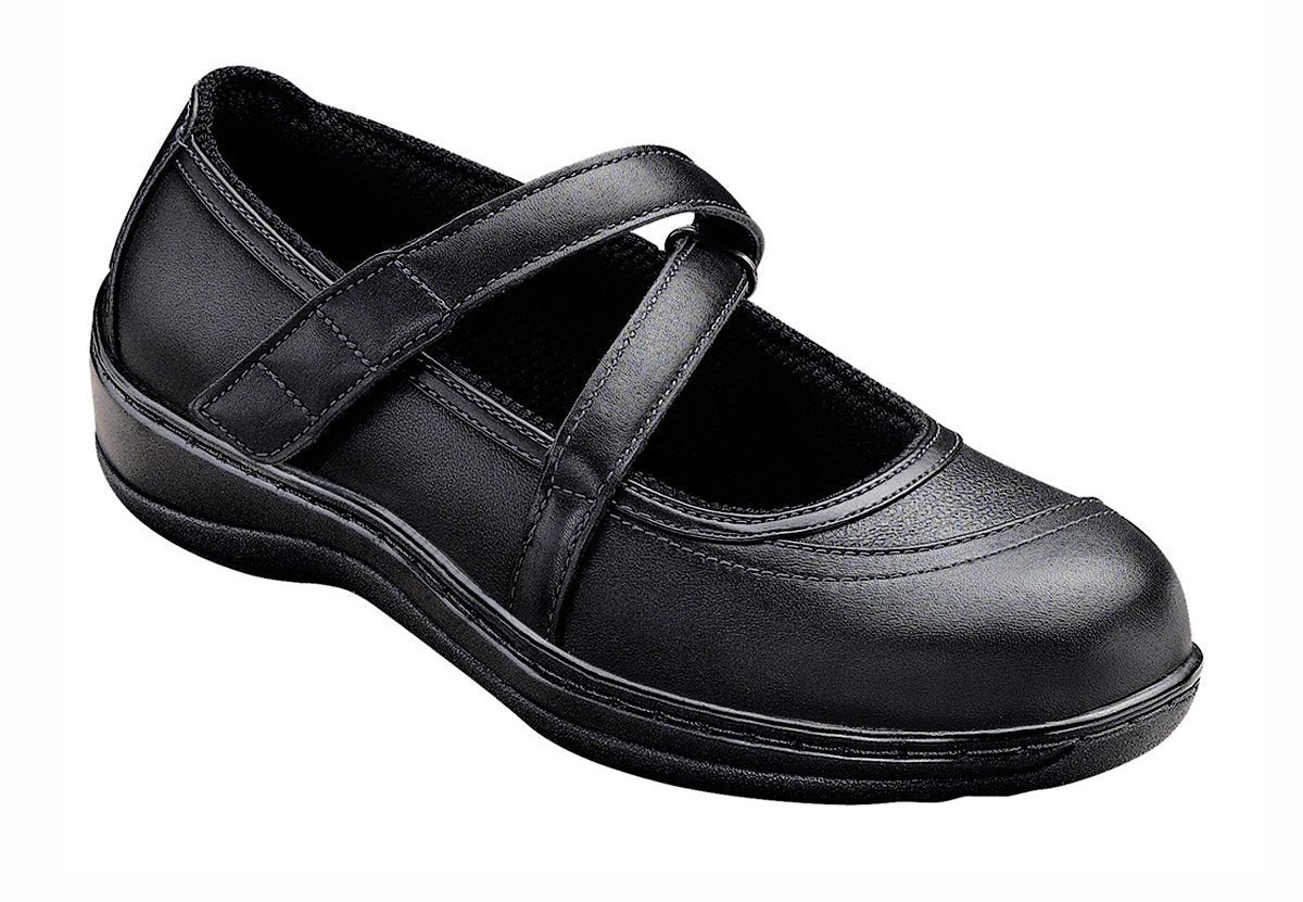 Celina - Black Mary Jane Shoes-abc