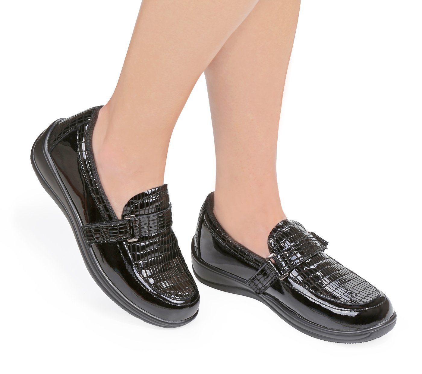 Chelsea Croc - Black-abc