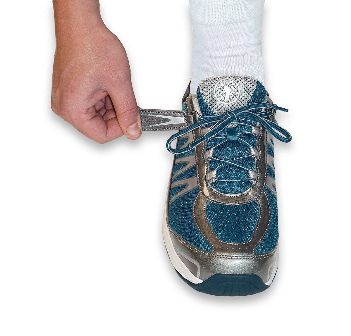 Sprint - Gray, Tie-Less & Heel Strap-abc