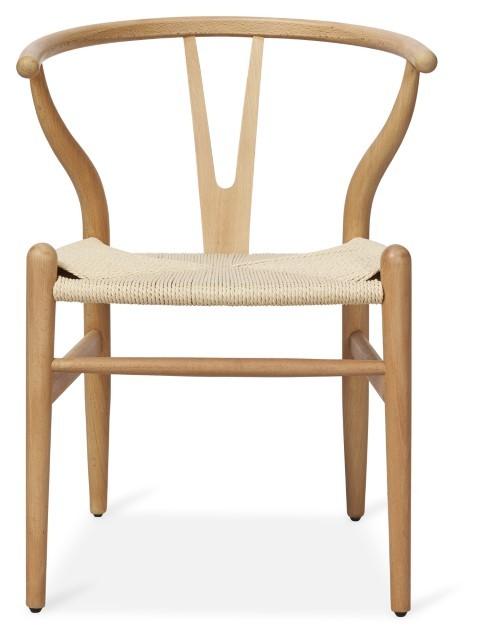 Wishbone Beechwood Chair - Natural-abc