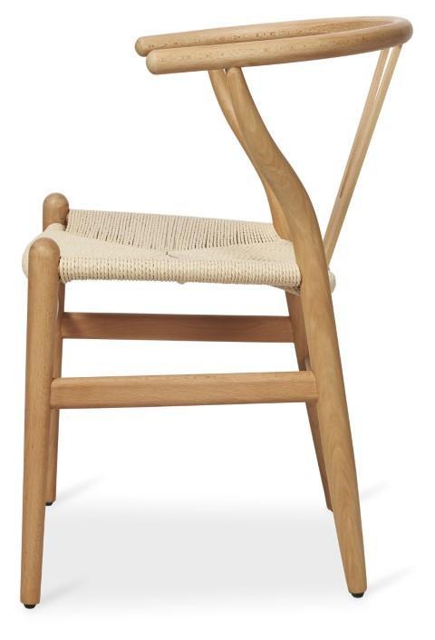 Wishbone Beechwood Chair - Natural-abc