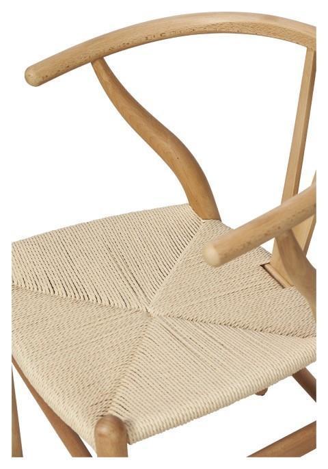Wishbone Beechwood Chair - Natural-abc