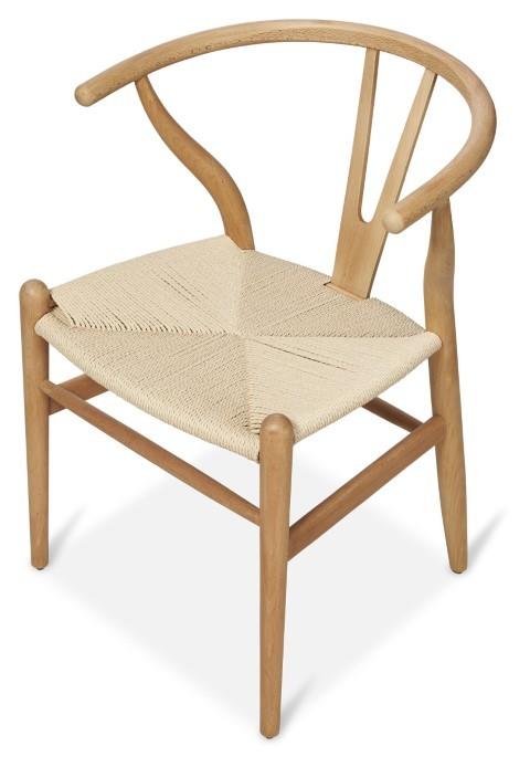 Wishbone Beechwood Chair - Natural-abc