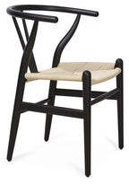 Wishbone Beechwood Chair - Black-abc