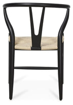 Wishbone Beechwood Chair - Black-abc