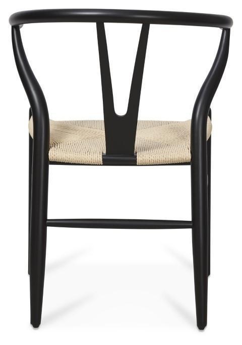 Wishbone Beechwood Chair - Black-abc
