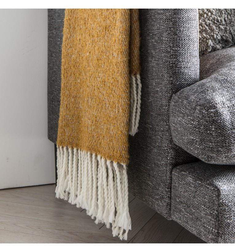 Reversible Throw Mustard Grey-abc