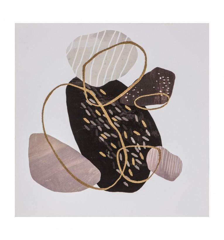 Terrazz Dark Canvas Art-abc