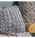 Woodlander Faux Fur Cushion Mid Grey-abc