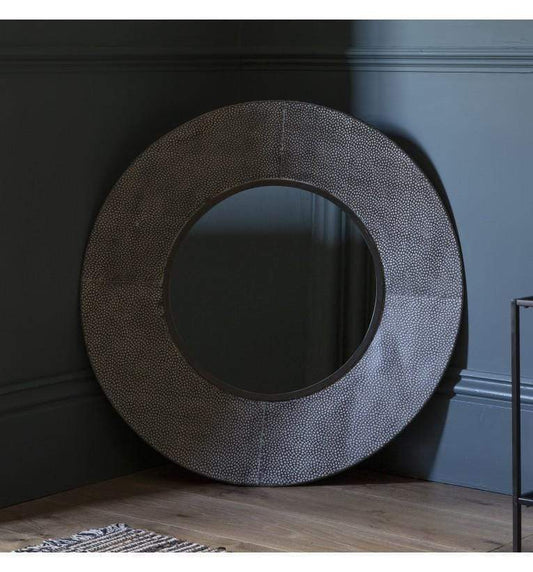 RETURNS STOCK - Dent In Frame - Targa Round Mirror-abc