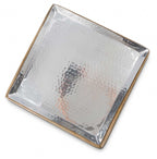 Aluminium and Mango Wood Ari Square Tray with Removable Parts-abc