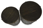 Set of 2 Jaipur Cutwork Side Table - Gold Antique-abc
