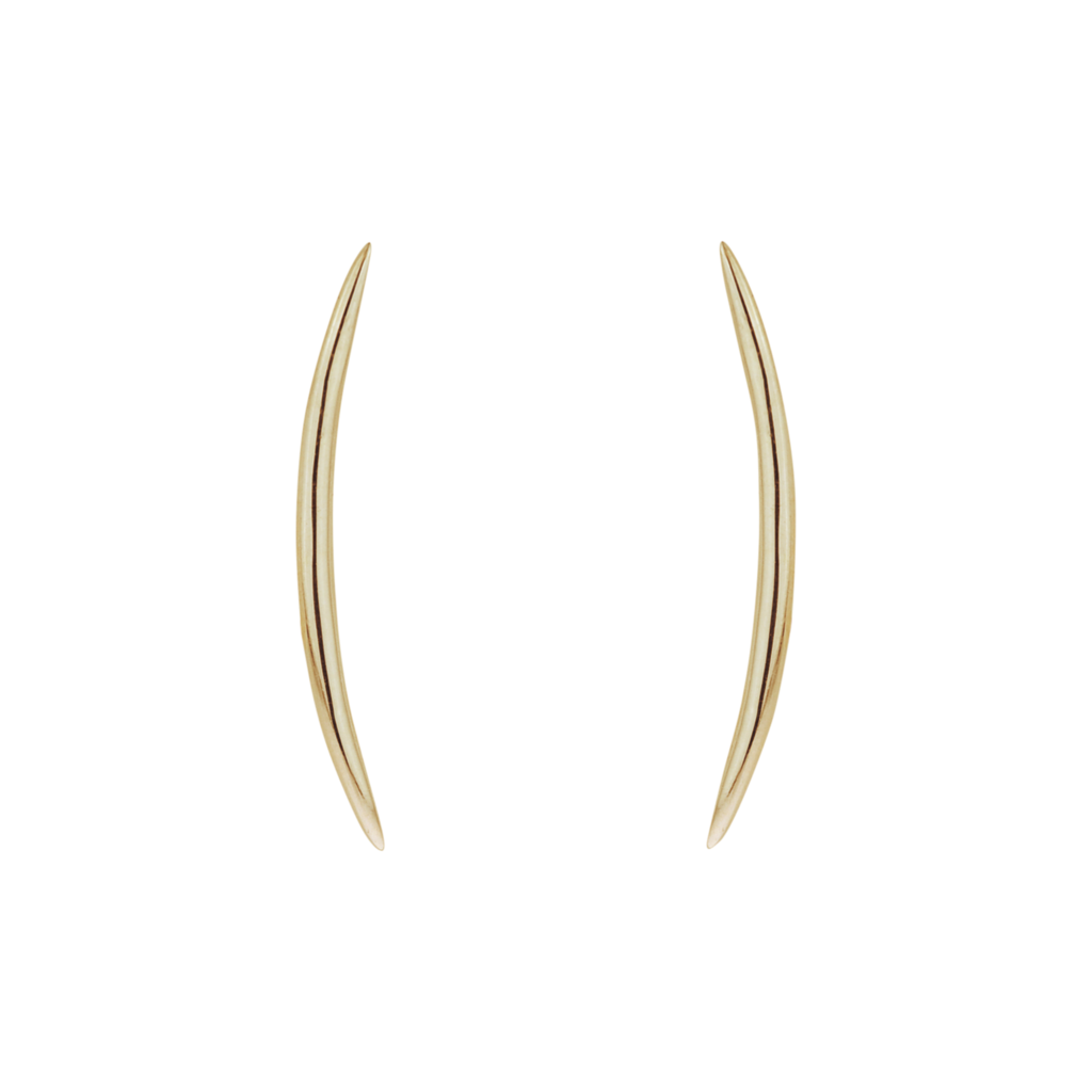 LONG ARC STUD EARRING-abc