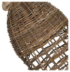 Rattan Tubular Drop Pendant Light-abc