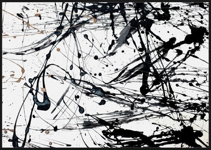 Splash Framed Canvas Wall Art - Multicolour-abc